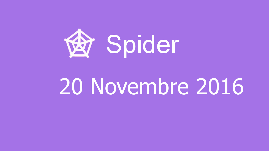 Microsoft solitaire collection - Spider - 20. Novembre 2016