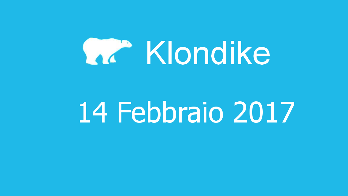 Microsoft solitaire collection - klondike - 14. Febbraio 2017