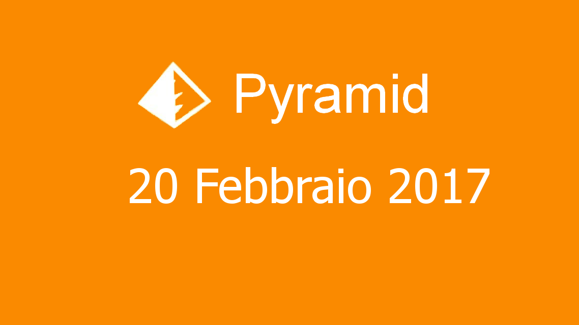 Microsoft solitaire collection - Pyramid - 20. Febbraio 2017