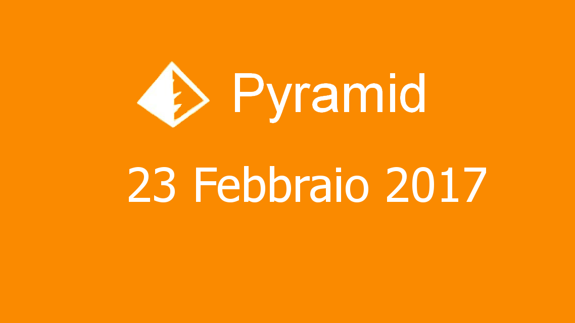 Microsoft solitaire collection - Pyramid - 23. Febbraio 2017