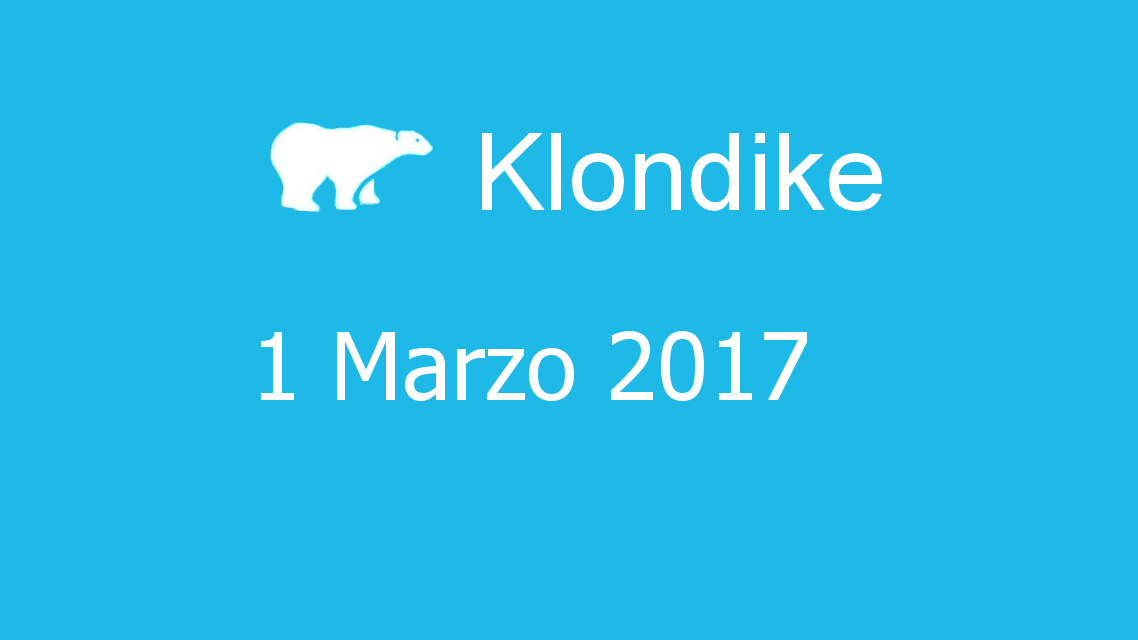 Microsoft solitaire collection - klondike - 01. Marzo 2017
