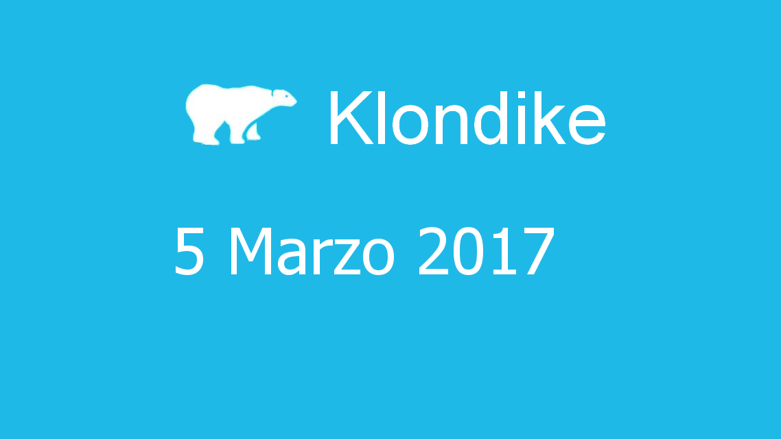 Microsoft solitaire collection - klondike - 05. Marzo 2017