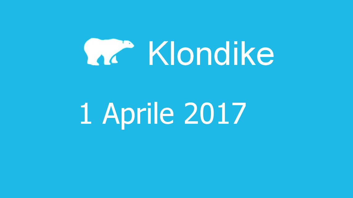 Microsoft solitaire collection - klondike - 01. Aprile 2017