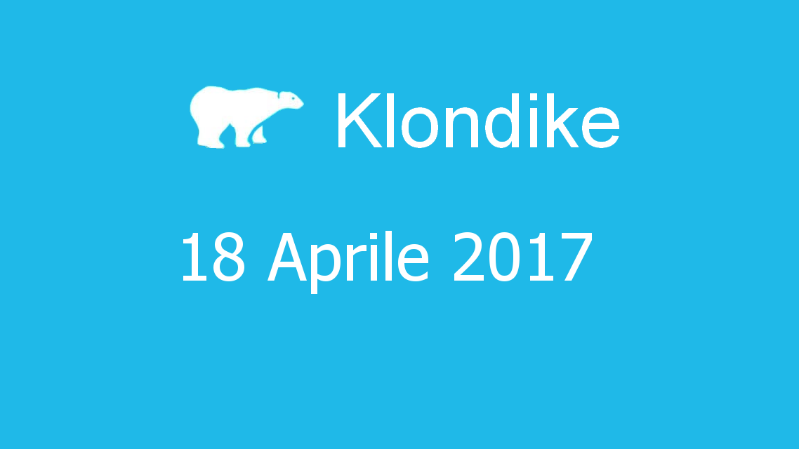 Microsoft solitaire collection - klondike - 18. Aprile 2017