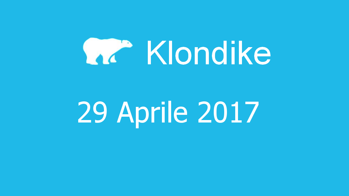 Microsoft solitaire collection - klondike - 29. Aprile 2017