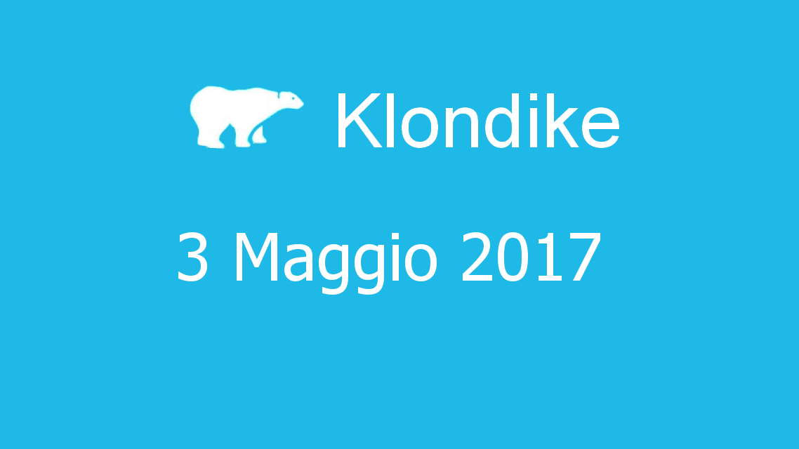 Microsoft solitaire collection - klondike - 03. Maggio 2017