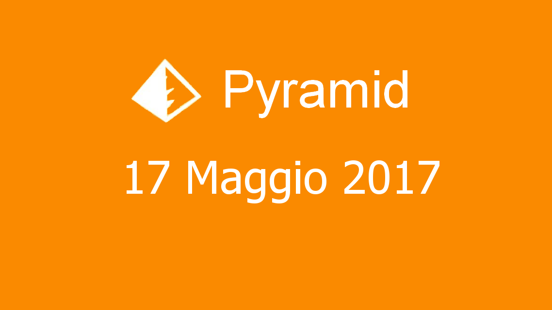 Microsoft solitaire collection - Pyramid - 17. Maggio 2017