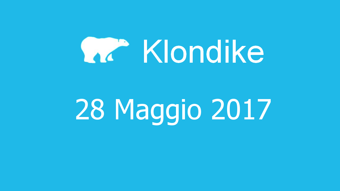 Microsoft solitaire collection - klondike - 28. Maggio 2017