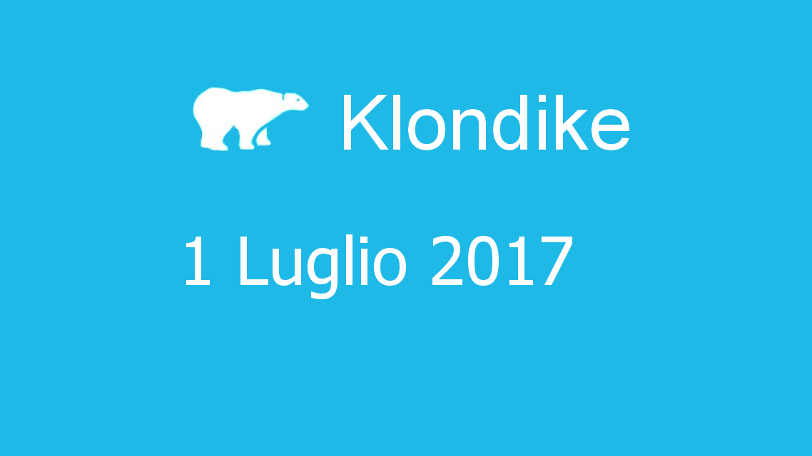 Microsoft solitaire collection - klondike - 01. Luglio 2017