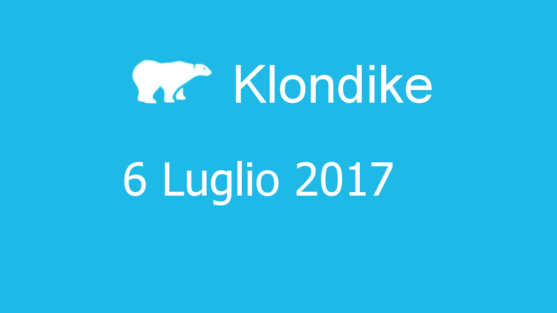 Microsoft solitaire collection - klondike - 06. Luglio 2017