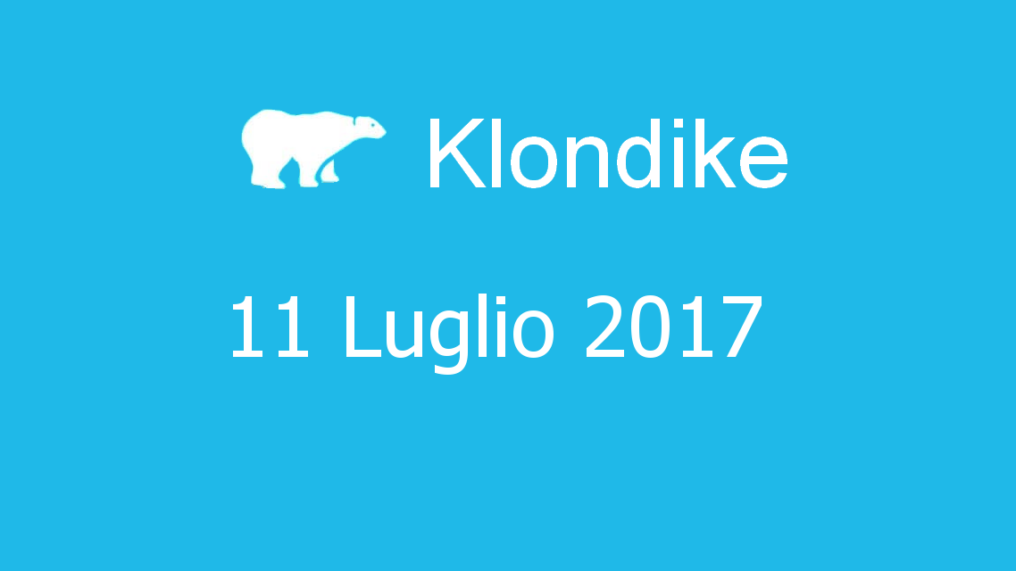 Microsoft solitaire collection - klondike - 11. Luglio 2017