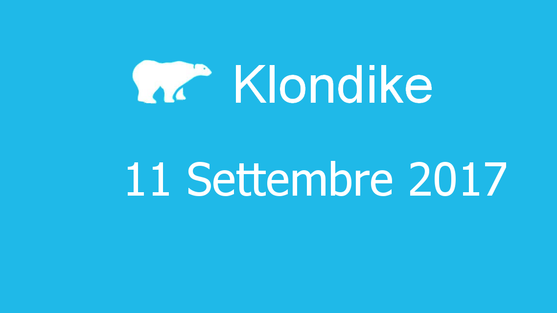 Microsoft solitaire collection - klondike - 11. Settembre 2017
