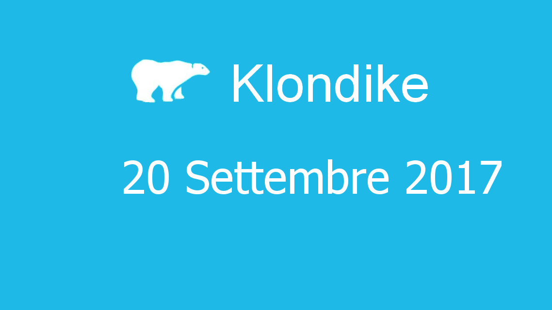 Microsoft solitaire collection - klondike - 20. Settembre 2017