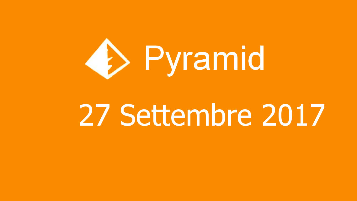 Microsoft solitaire collection - Pyramid - 27. Settembre 2017