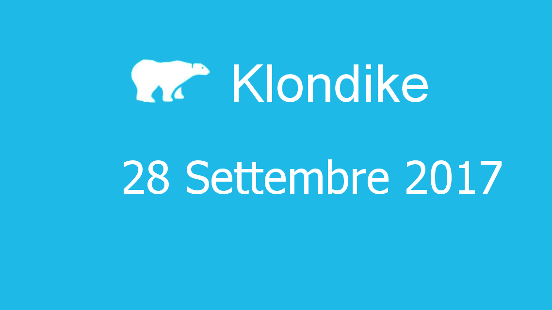 Microsoft solitaire collection - klondike - 28. Settembre 2017