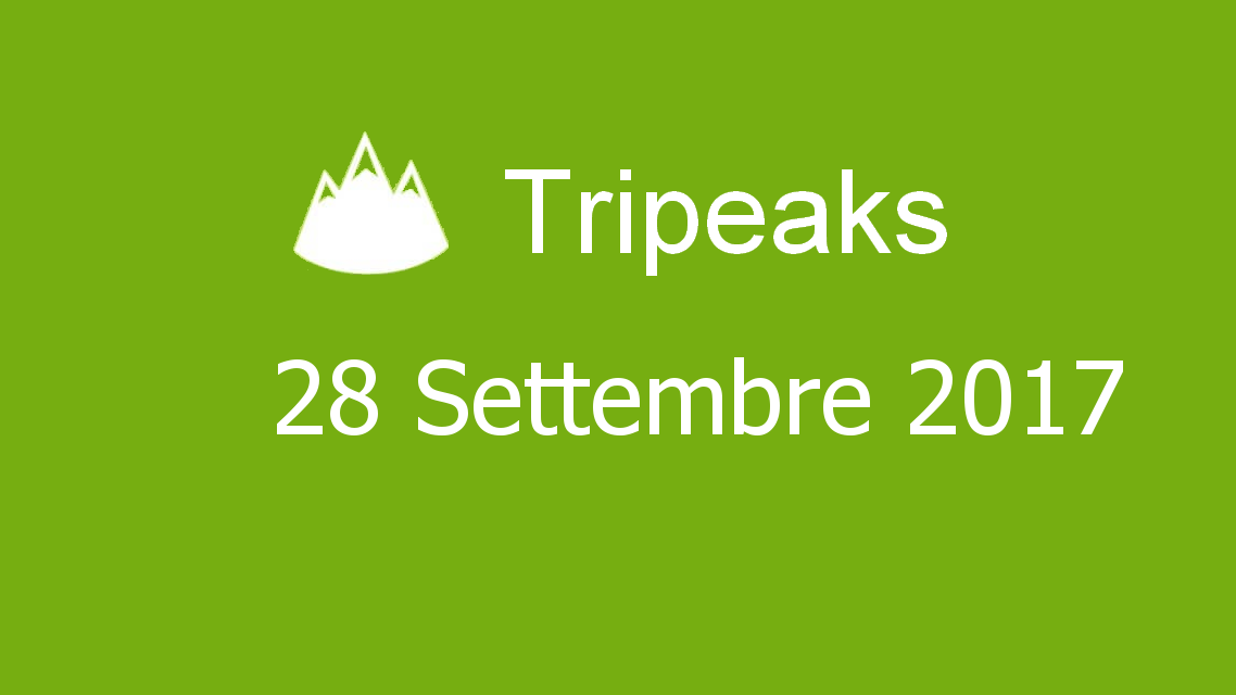 Microsoft solitaire collection - Tripeaks - 28. Settembre 2017
