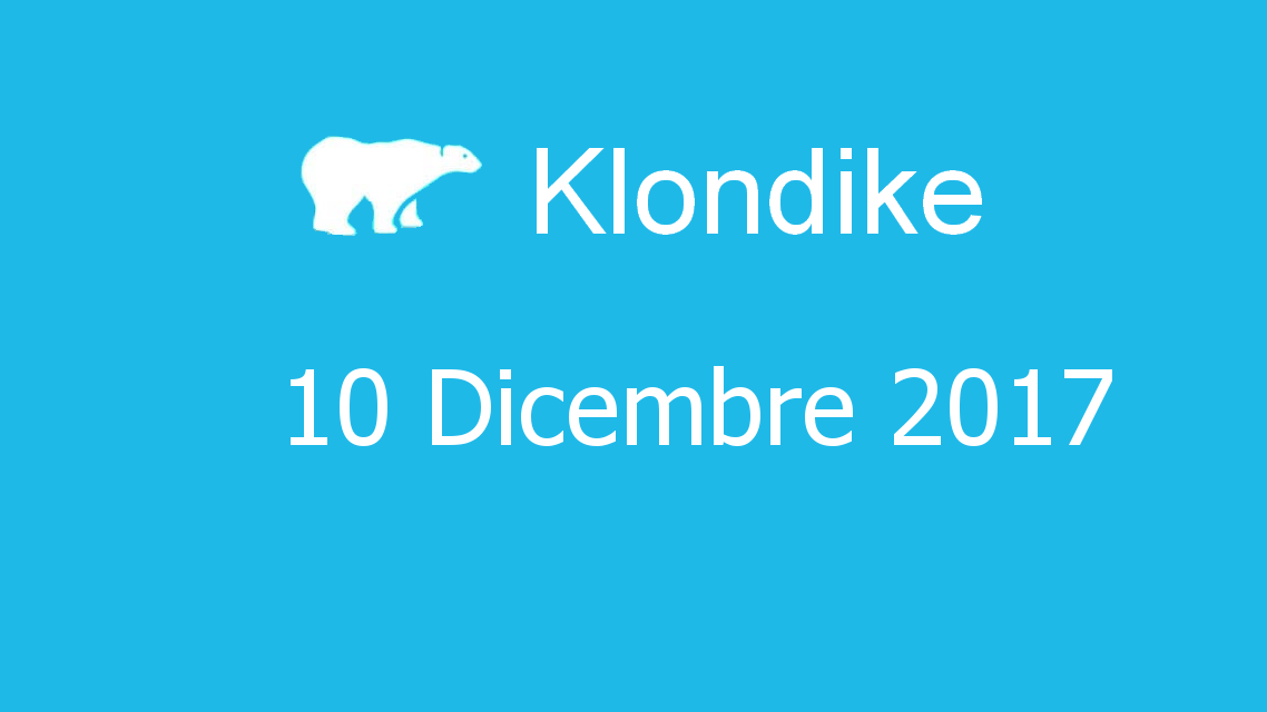 Microsoft solitaire collection - klondike - 10. Dicembre 2017