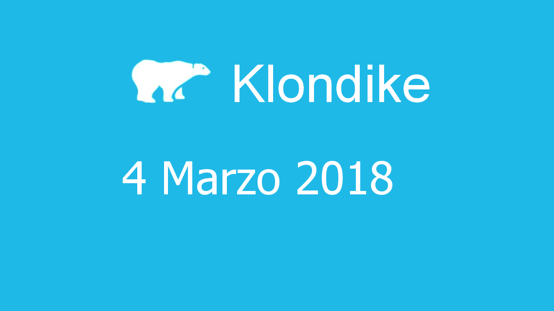 Microsoft solitaire collection - klondike - 04. Marzo 2018