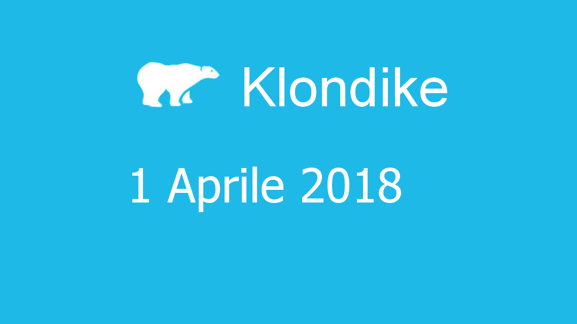 Microsoft solitaire collection - klondike - 01. Aprile 2018
