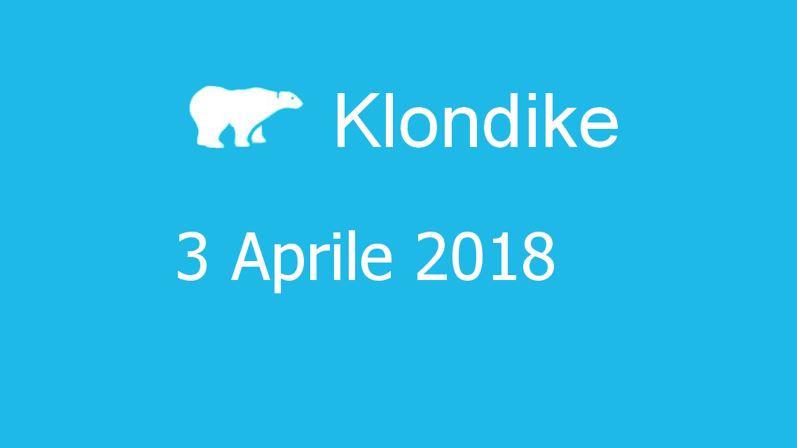 Microsoft solitaire collection - klondike - 03. Aprile 2018