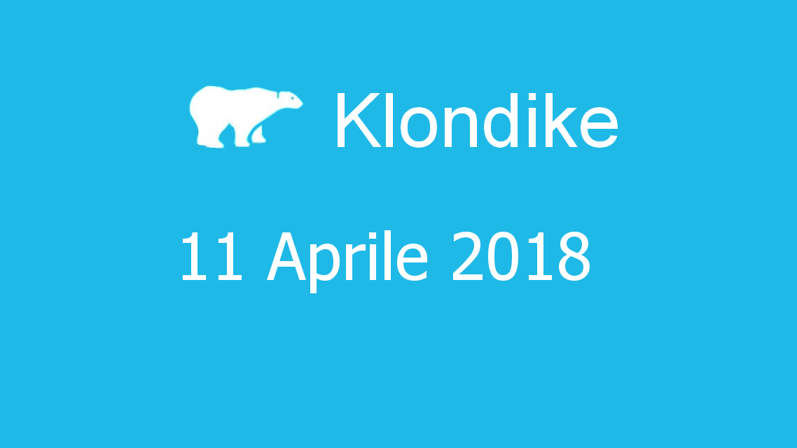 Microsoft solitaire collection - klondike - 11. Aprile 2018