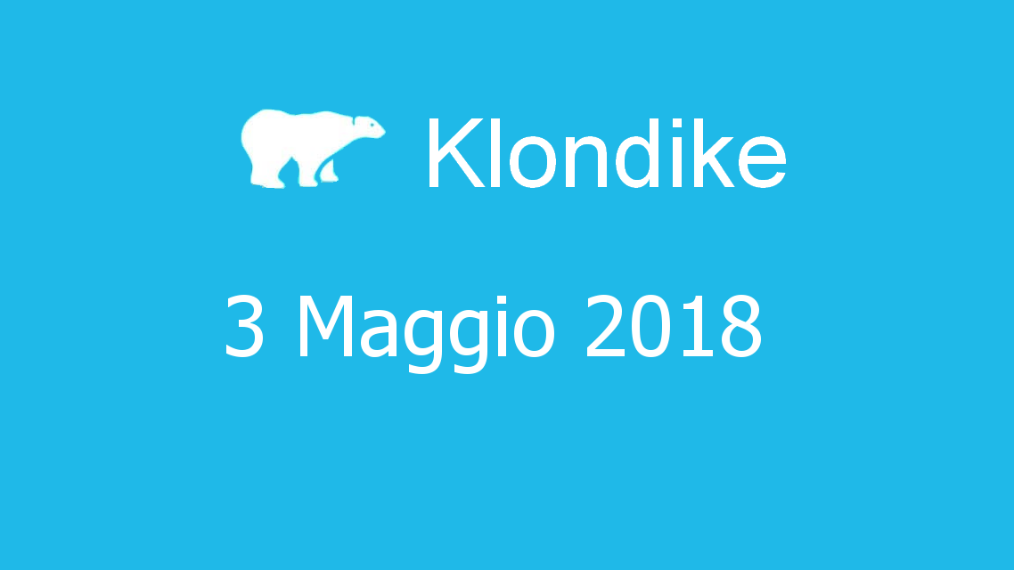 Microsoft solitaire collection - klondike - 03. Maggio 2018