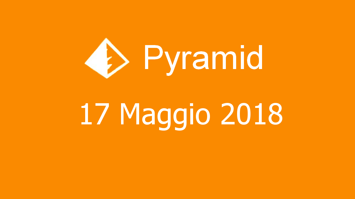 Microsoft solitaire collection - Pyramid - 17. Maggio 2018