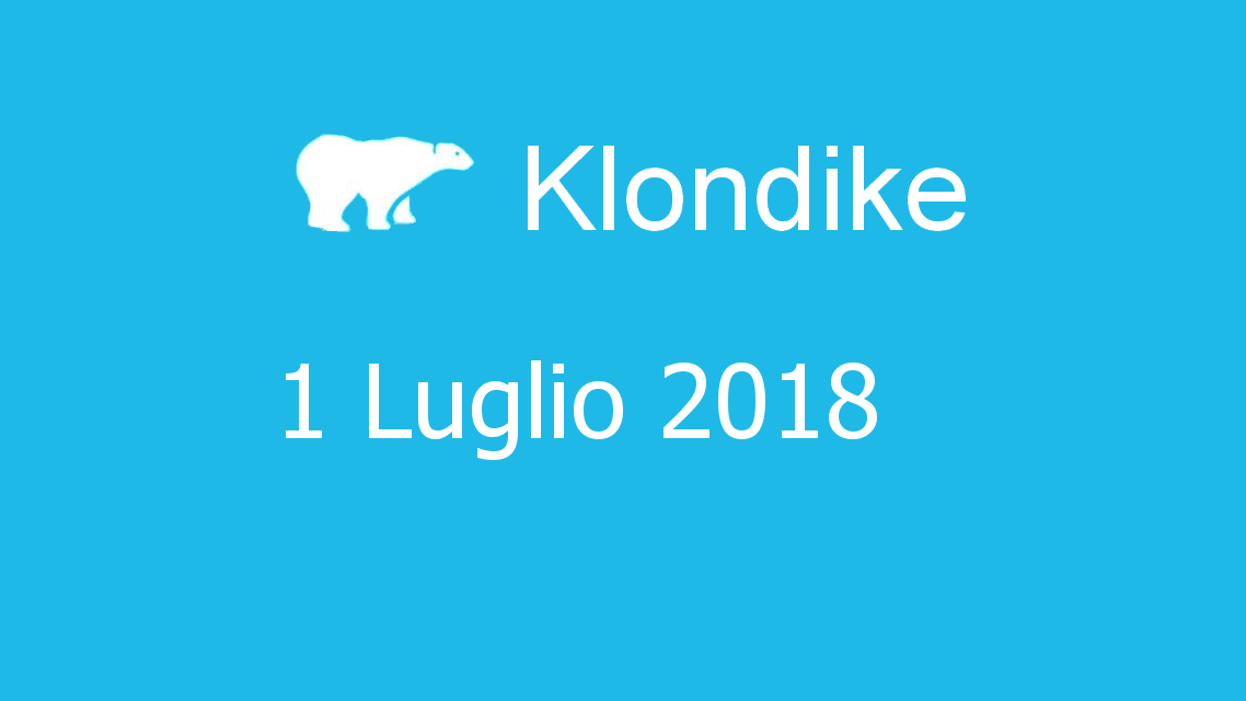 Microsoft solitaire collection - klondike - 01. Luglio 2018
