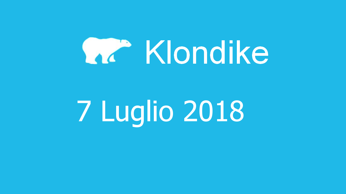 Microsoft solitaire collection - klondike - 07. Luglio 2018
