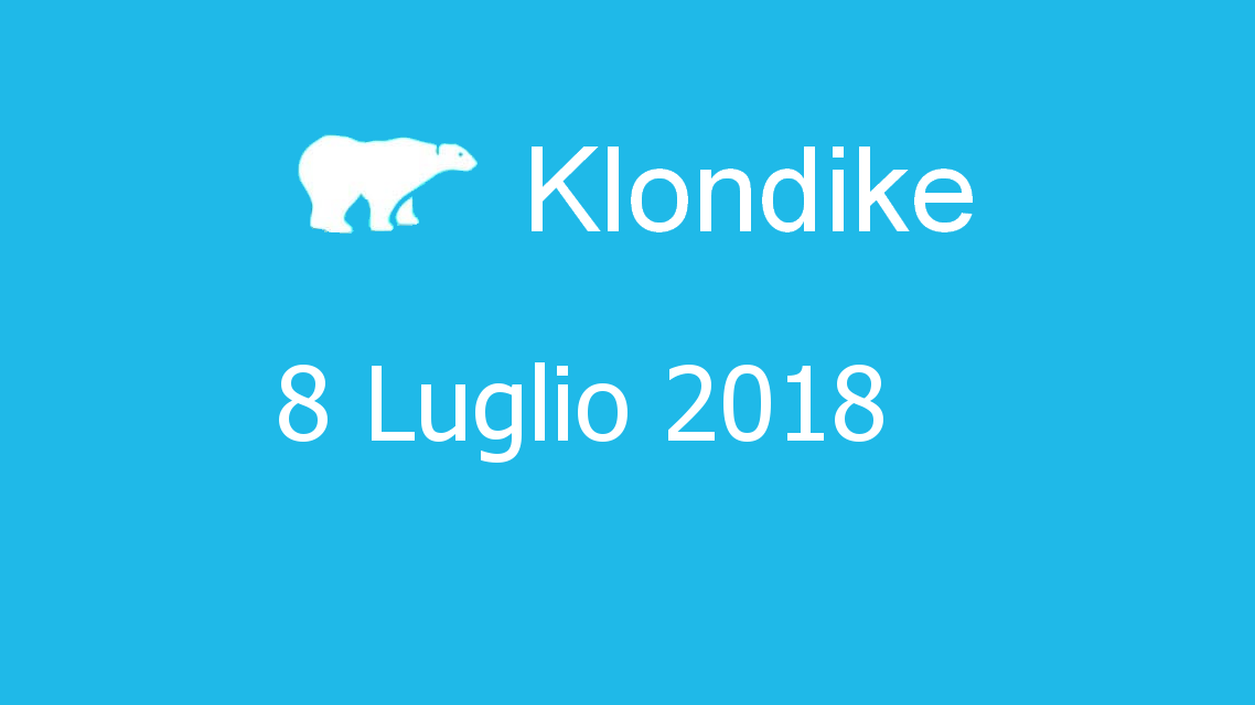 Microsoft solitaire collection - klondike - 08. Luglio 2018