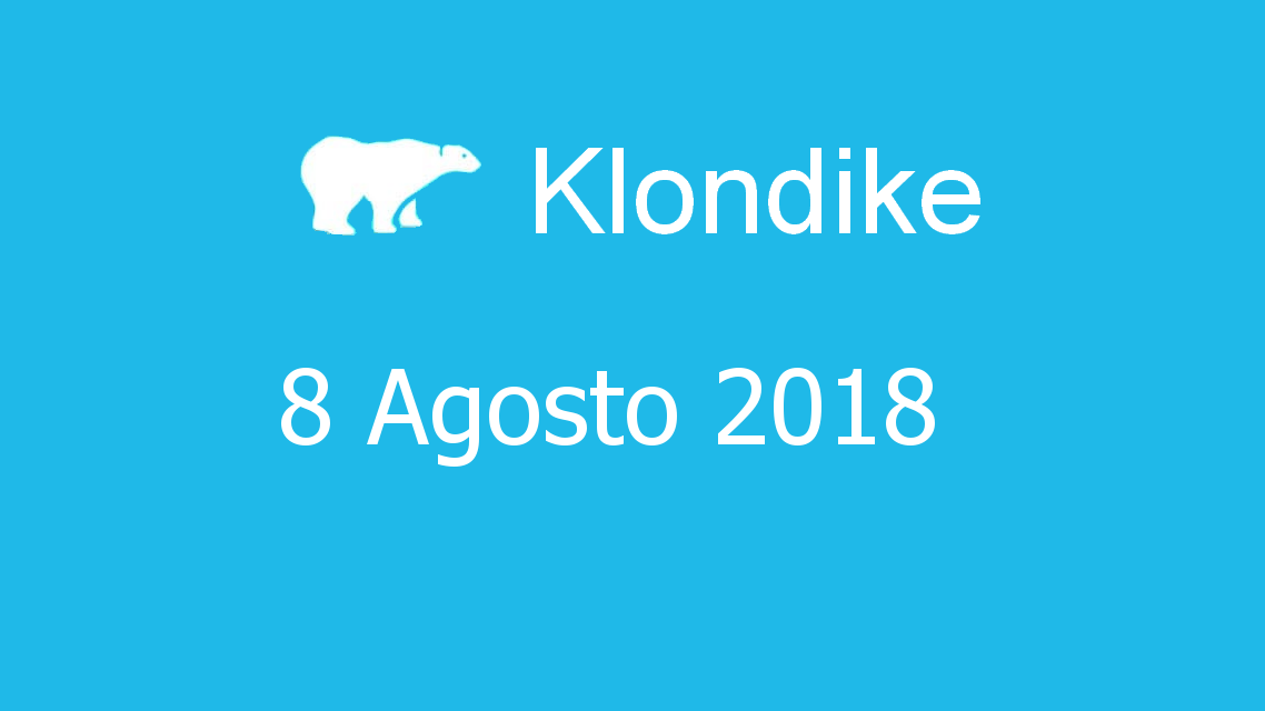 Microsoft solitaire collection - klondike - 08. Agosto 2018