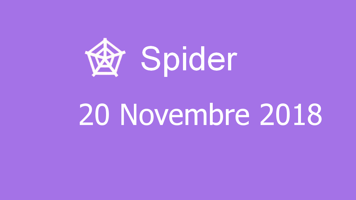 Microsoft solitaire collection - Spider - 20. Novembre 2018