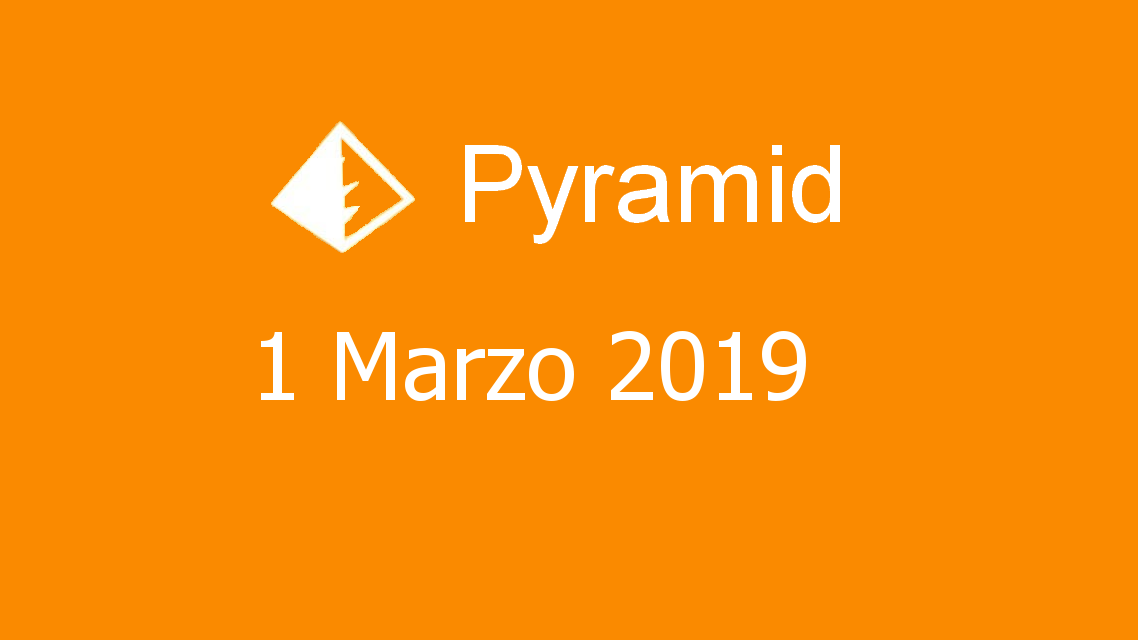 Microsoft solitaire collection - Pyramid - 01. Marzo 2019