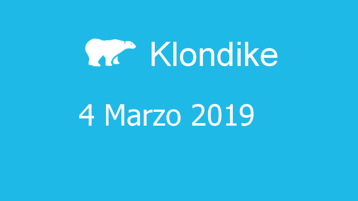 Microsoft solitaire collection - klondike - 04. Marzo 2019