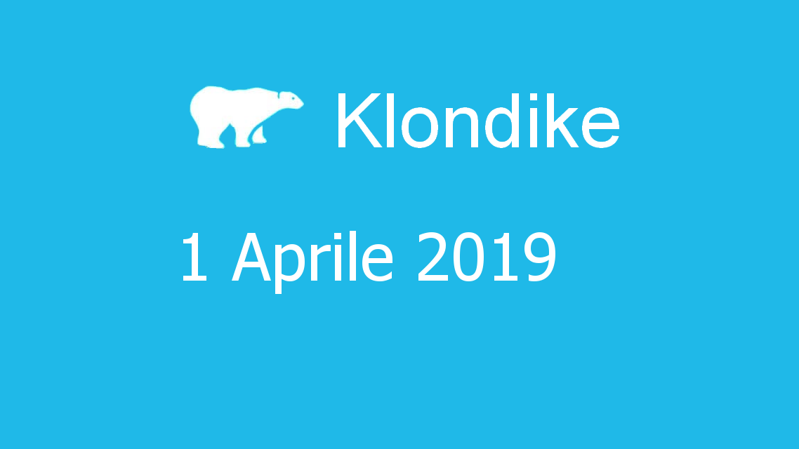 Microsoft solitaire collection - klondike - 01. Aprile 2019