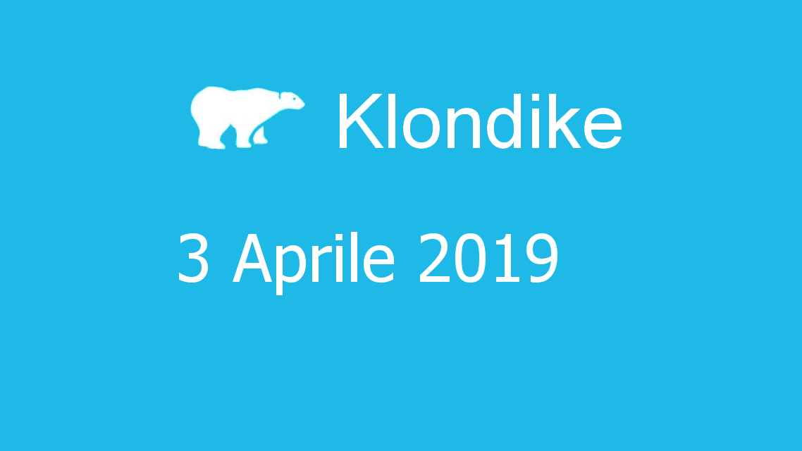 Microsoft solitaire collection - klondike - 03. Aprile 2019