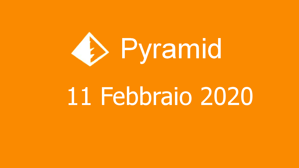 Microsoft solitaire collection - Pyramid - 11. Febbraio 2020
