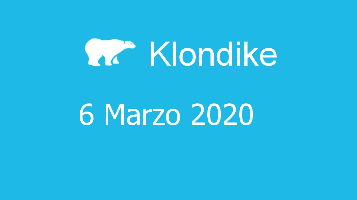 Microsoft solitaire collection - klondike - 06. Marzo 2020