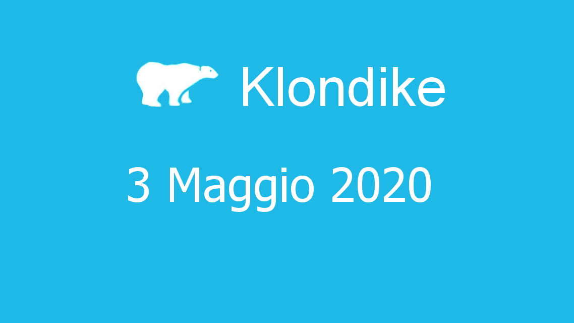 Microsoft solitaire collection - klondike - 03. Maggio 2020