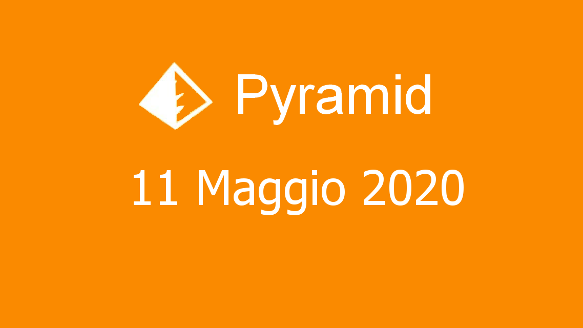 Microsoft solitaire collection - Pyramid - 11. Maggio 2020