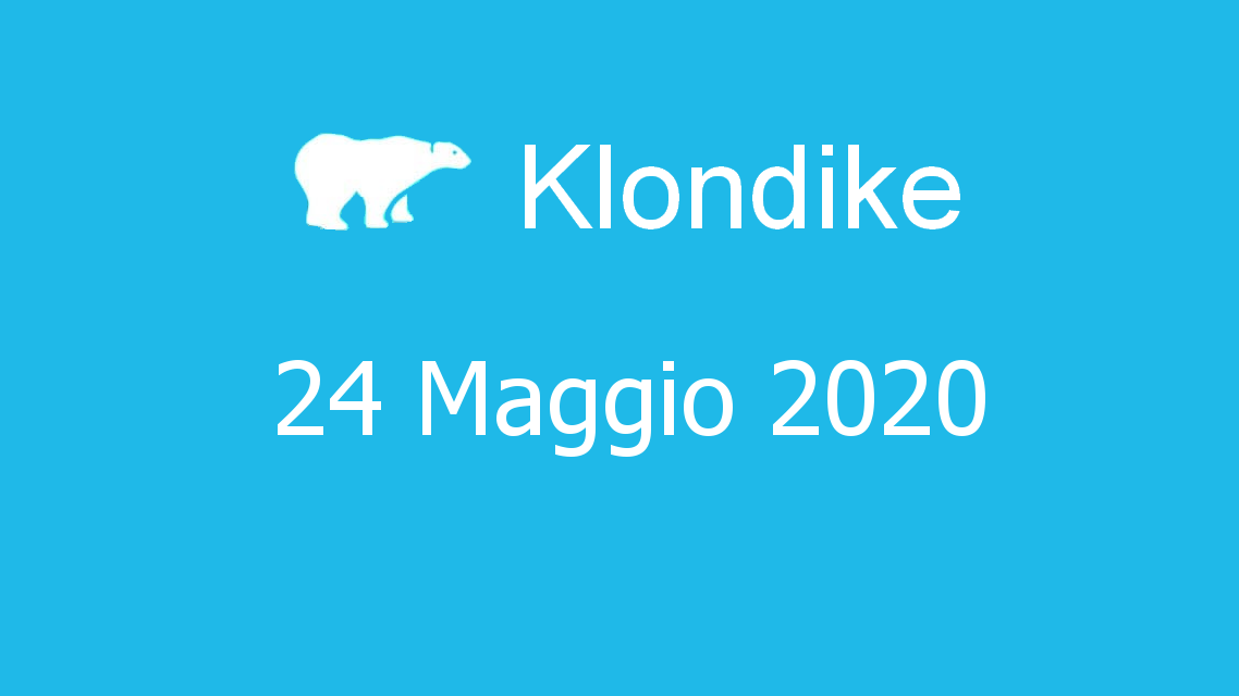 Microsoft solitaire collection - klondike - 24. Maggio 2020