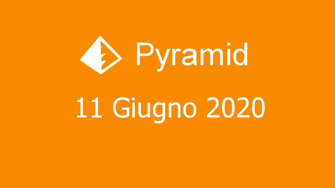 Microsoft solitaire collection - Pyramid - 11. Giugno 2020