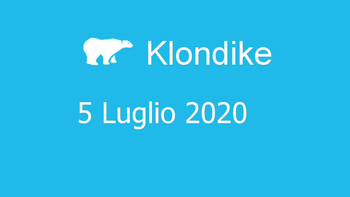 Microsoft solitaire collection - klondike - 05. Luglio 2020