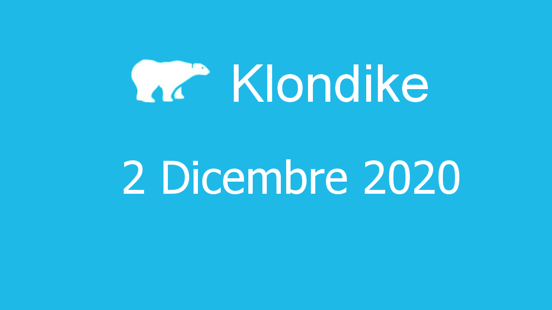 Microsoft solitaire collection - klondike - 02. Dicembre 2020