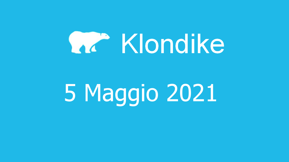 Microsoft solitaire collection - klondike - 05. maggio 2021