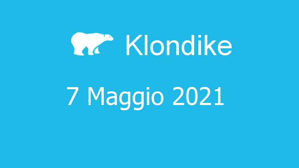 Microsoft solitaire collection - klondike - 07. maggio 2021