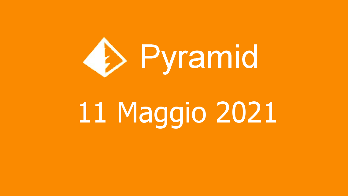 Microsoft solitaire collection - pyramid - 11. maggio 2021