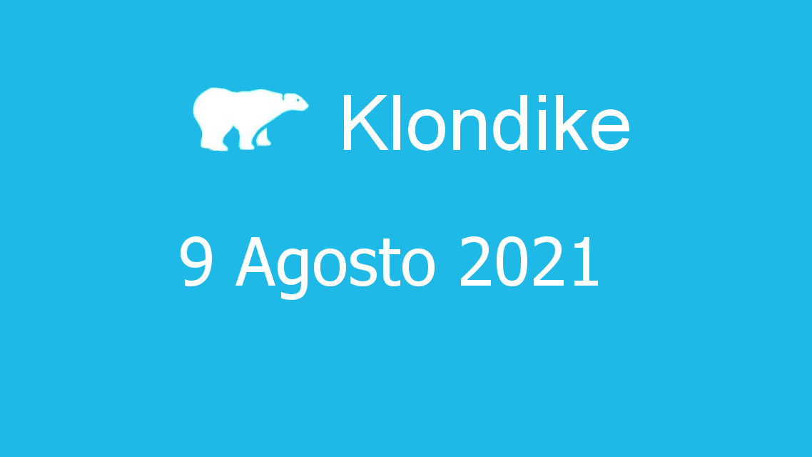 Microsoft solitaire collection - klondike - 09. agosto 2021