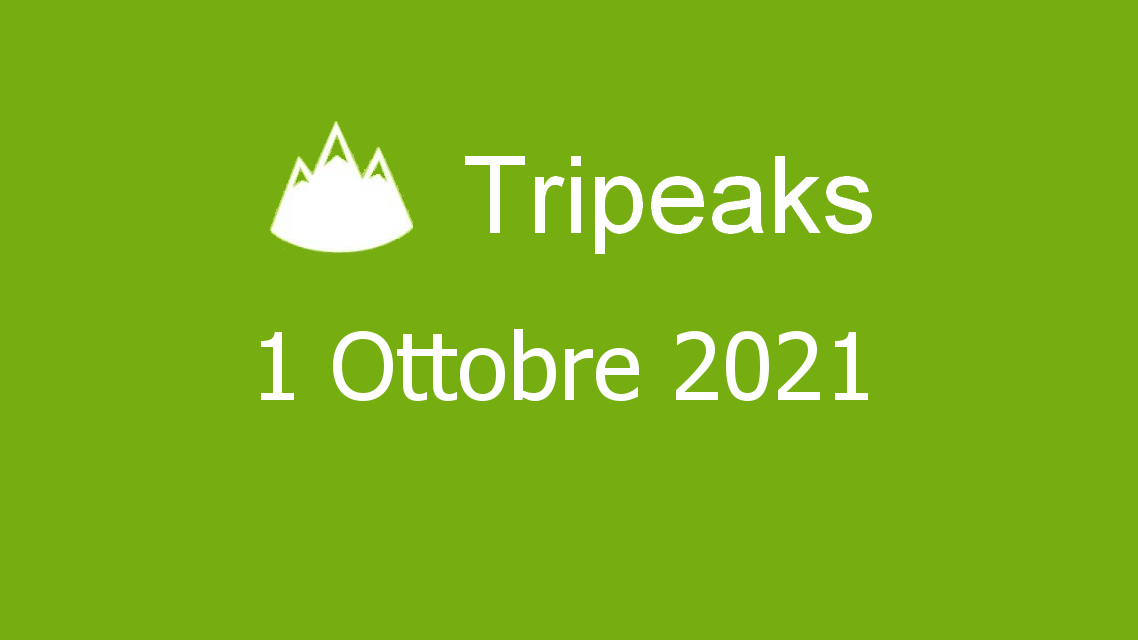 Microsoft solitaire collection - tripeaks - 01. ottobre 2021