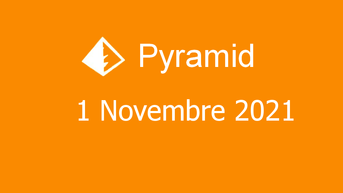 Microsoft solitaire collection - pyramid - 01. novembre 2021